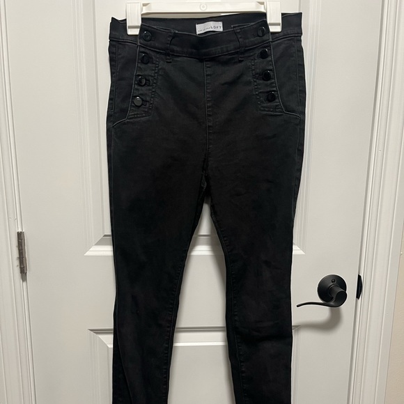 Loft side-button skinny jeans - Picture 1 of 3